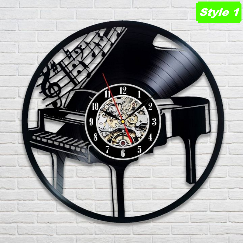 Piano Wall Clock