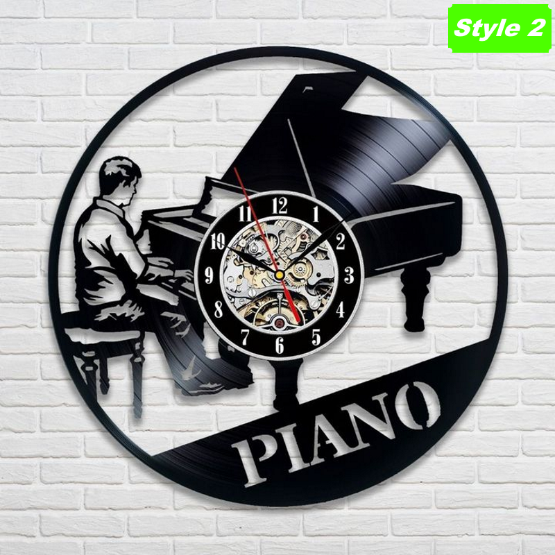 Piano Wall Clock