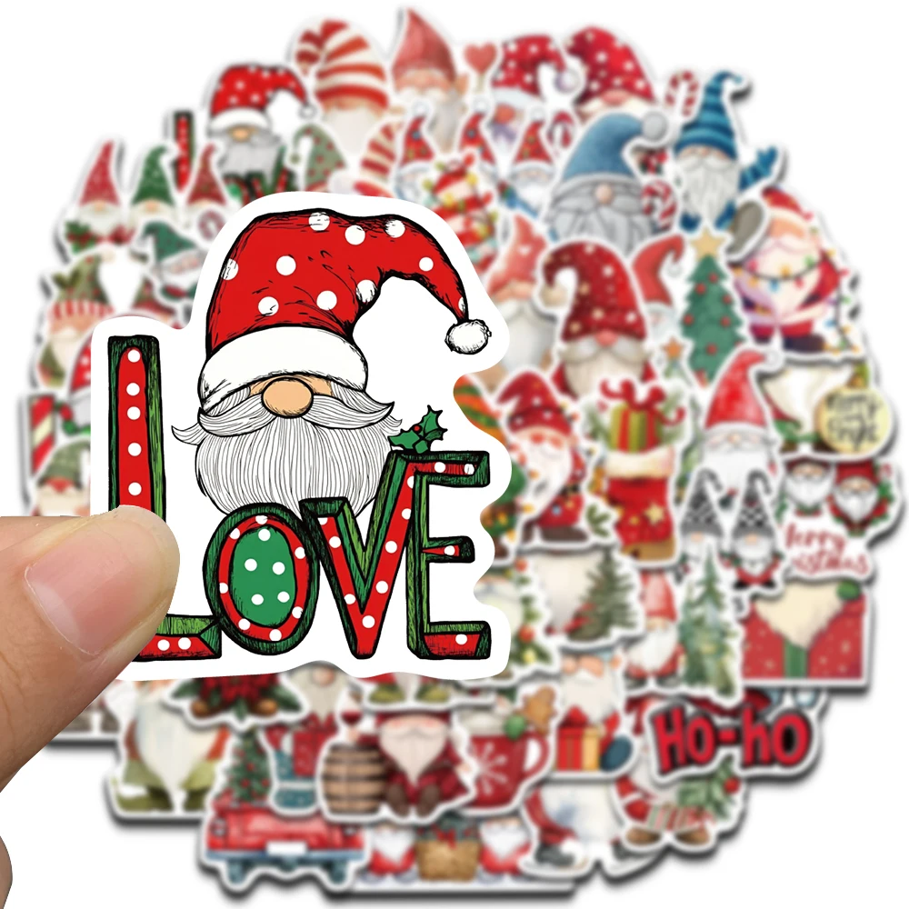 Pink Christmas Stickers