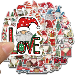 Pink Christmas Stickers