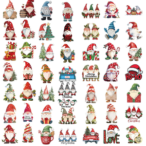 Pink Christmas Stickers