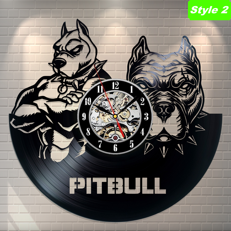 Pit Bull Wall Clock