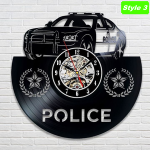 Police Wall Clock