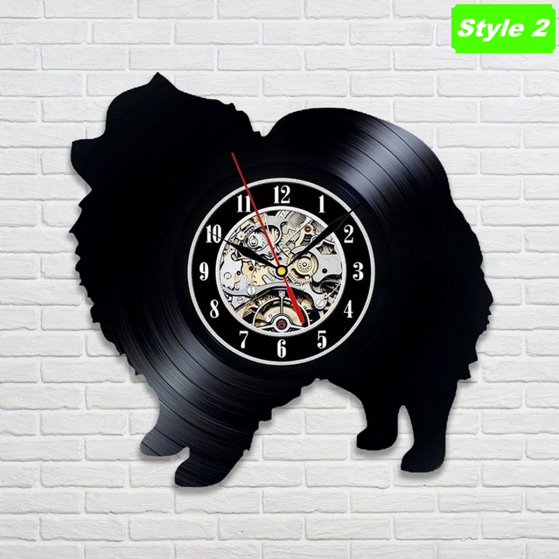 Pomeranian Wall Clock