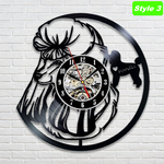 Poodle Wall Clock