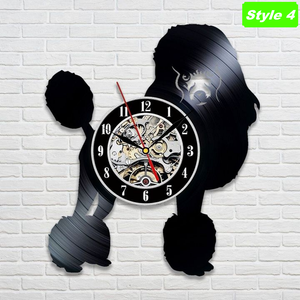 Poodle Wall Clock