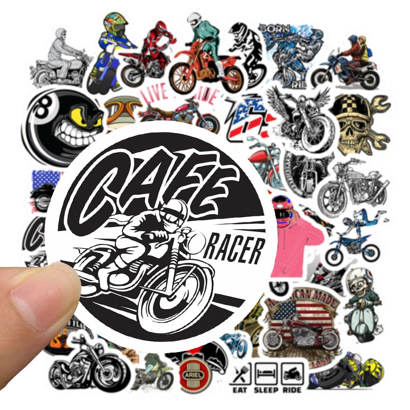 Motocross Racing Stickers