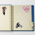 Biker Racing Stickers