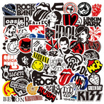 Rock Band Retro Stickers