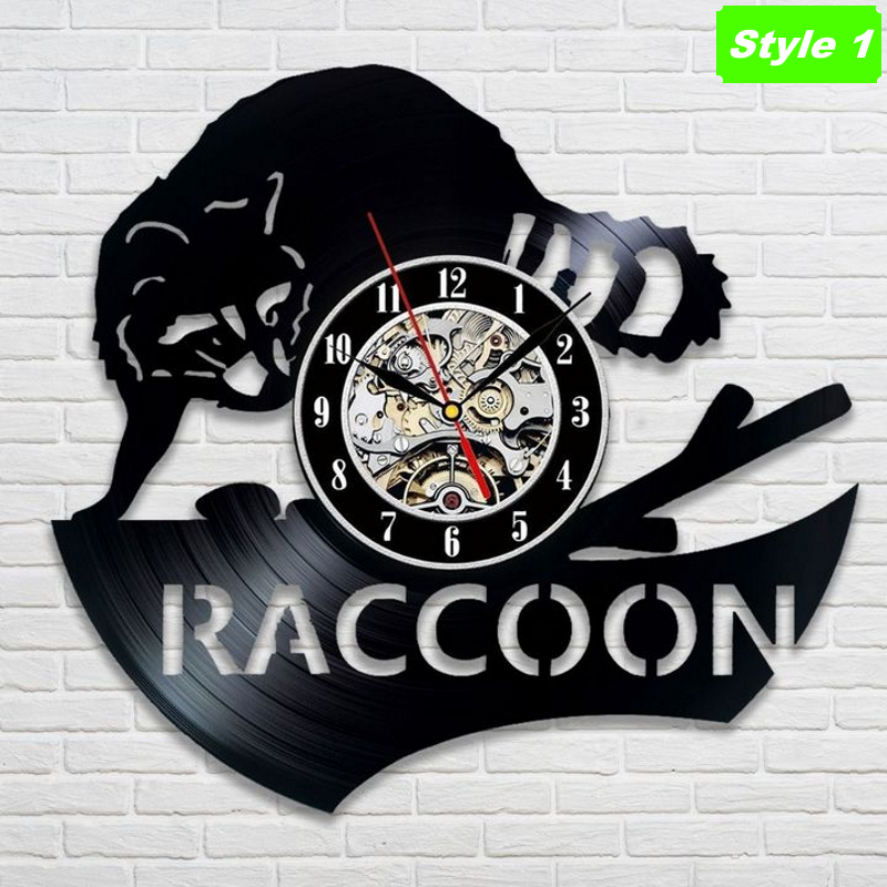 Raccoon Wall Clock