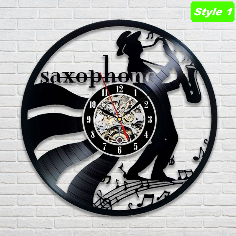 Saxophone Wall Clock