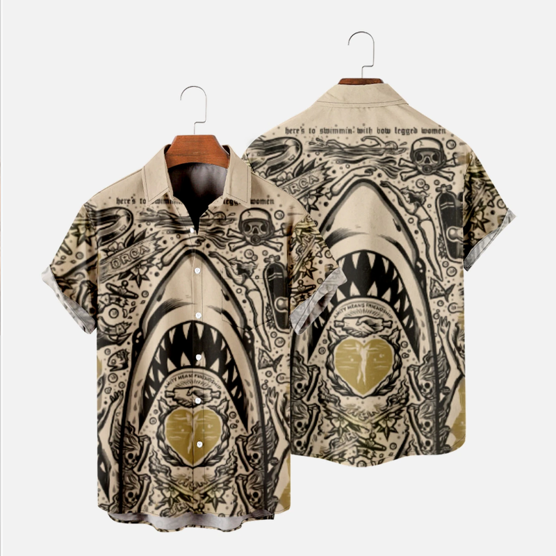 Shark HAWAII SHIRT