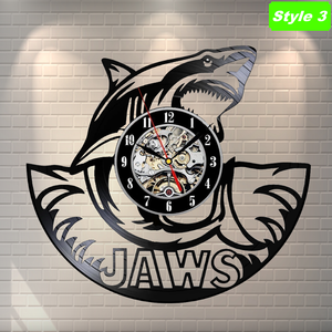 Shark Attack Wall Clock