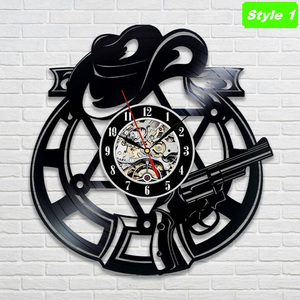 Sheriff Badge Wall Clock