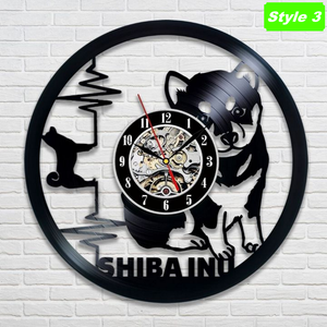 Shiba Inu Wall Clock