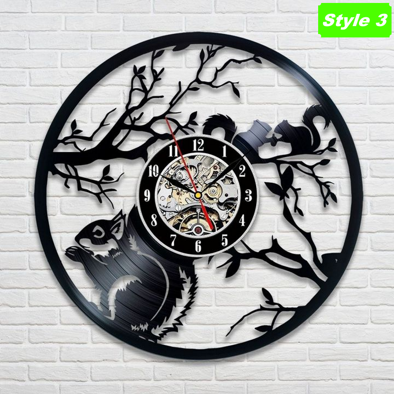 Squirrel Wall Clock