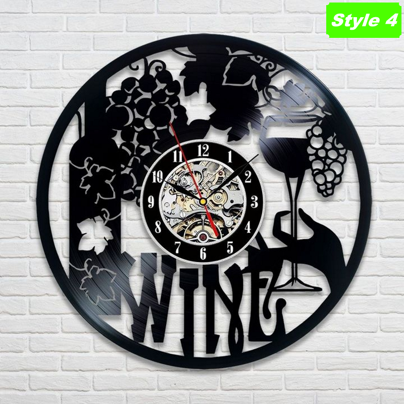 Wine Wall Clock