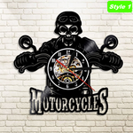 Motorcycle Wall Clock