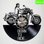 Motorcycle Wall Clock