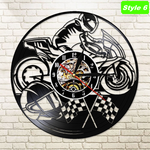 Motorcycle Wall Clock