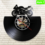 Motorcycle Wall Clock