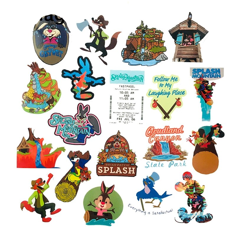 Splash Mountain Stickers