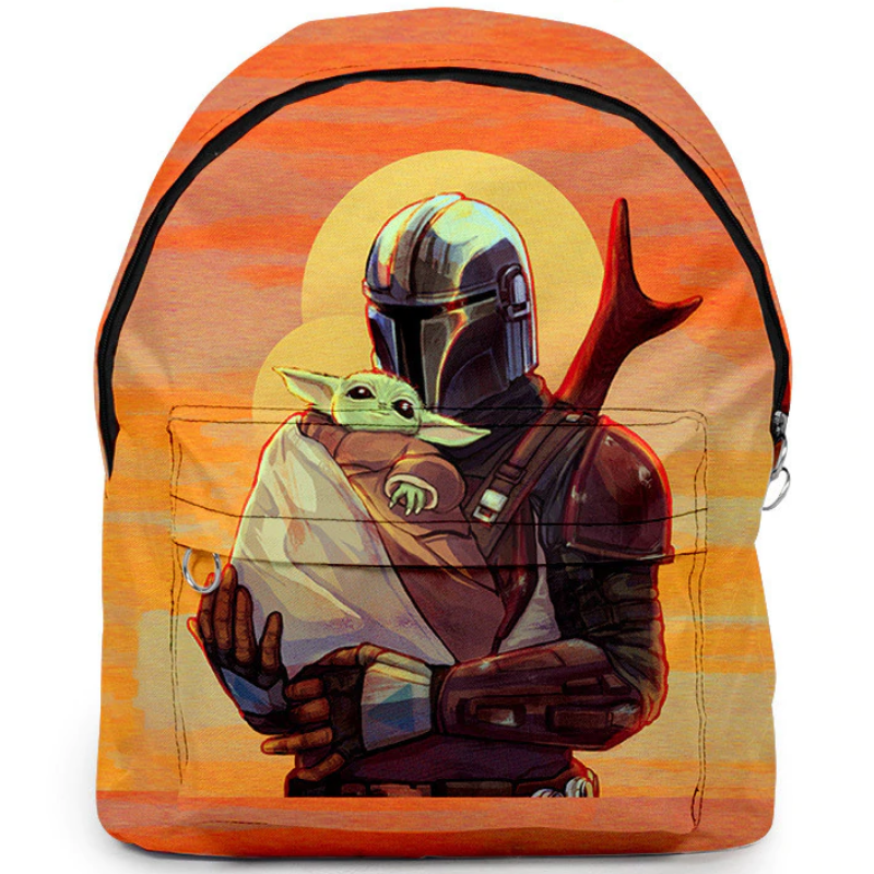 The Mandalorian Zipper Backpack