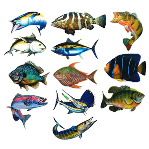 Ocean Sea Fishing Stickers