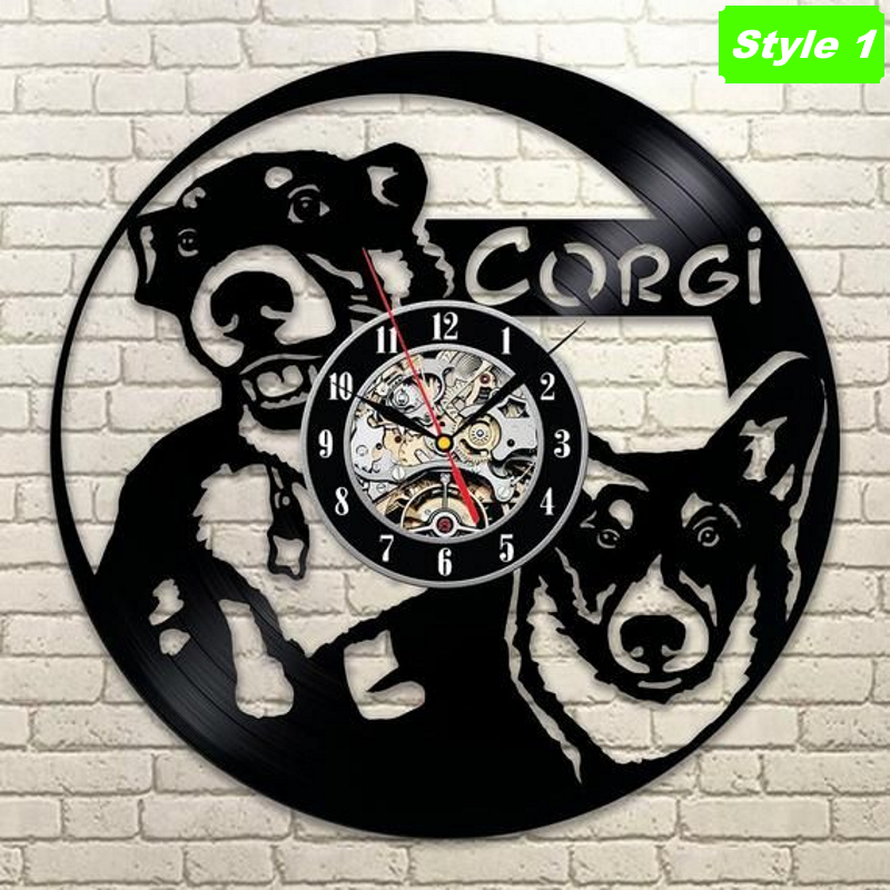 Welsh Corgi Wall Clock