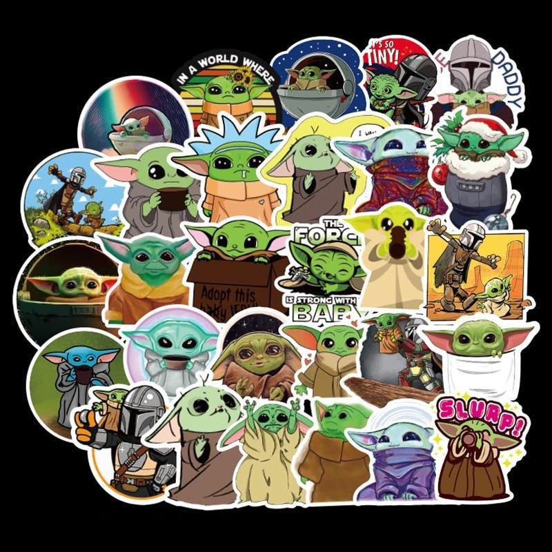 Baby Yoda Star Wars Stickers