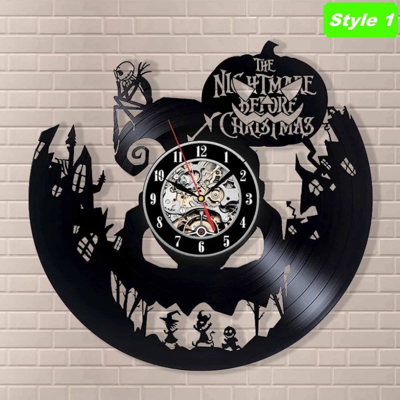 Jack Skellington Halloween Wall Clock