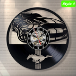 Mustang Wall Clock