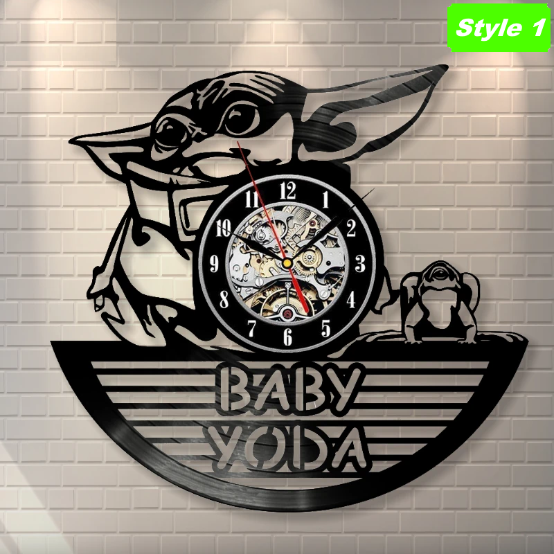 Baby Yoda Wall Clock