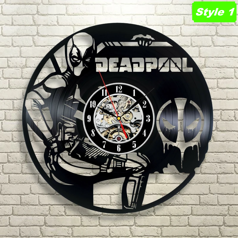 Deadpool Wall Clock