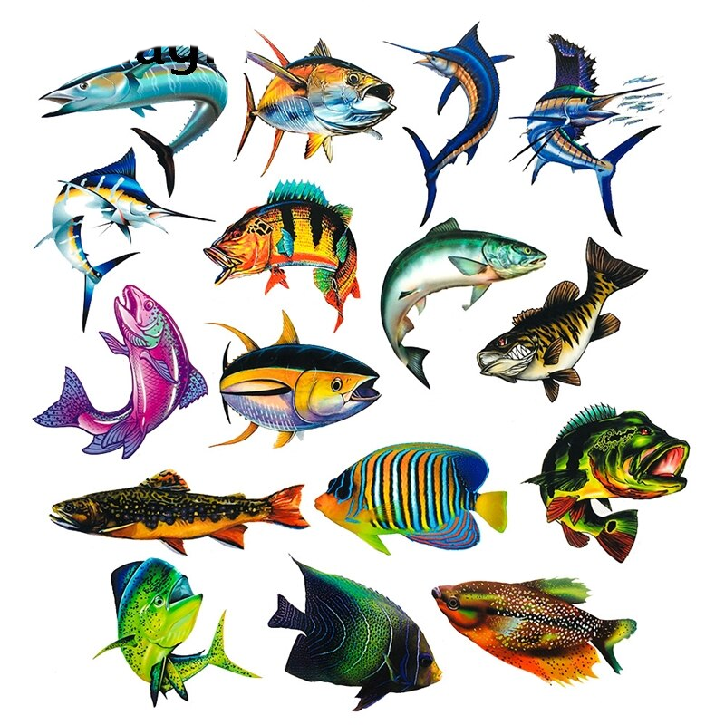 Ocean Sea Fishing Stickers