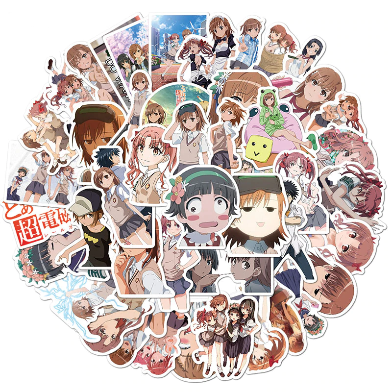 Toaru Kagaku No Railgun Anime Stickers