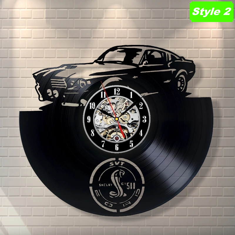 Mustang Wall Clock