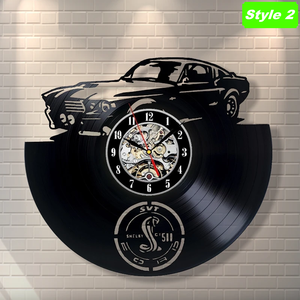 Mustang Wall Clock