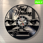 Ford Mustang Wall Clock