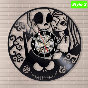 Jack Skellington Love Sally Wall Clock