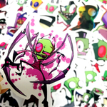 Invader Zim Stickers