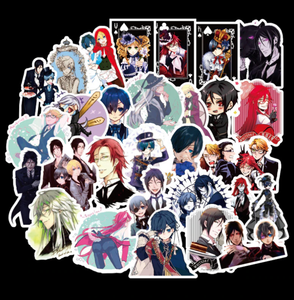 Black Deacon Anime Stickers