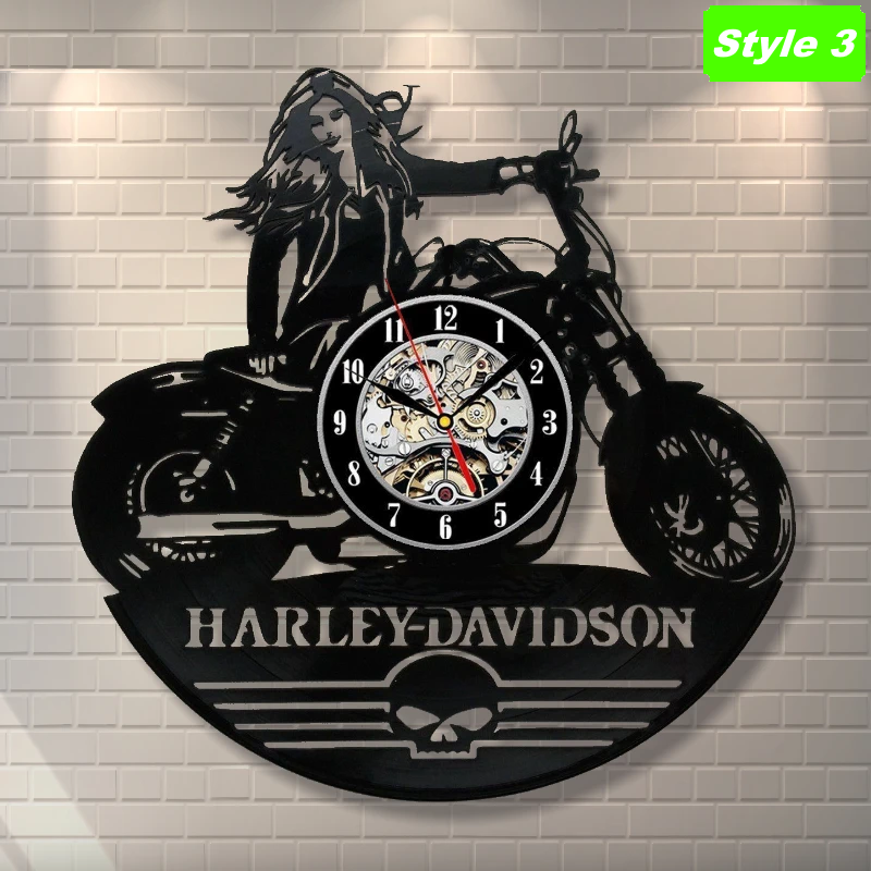 Harley Davidson Wall Clock