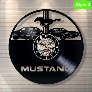 Mustang Wall Clock