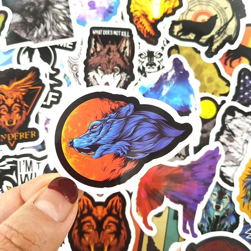 Wild Wolf Stickers