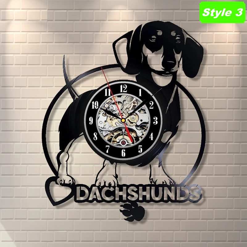 Dachshund Wall Clock