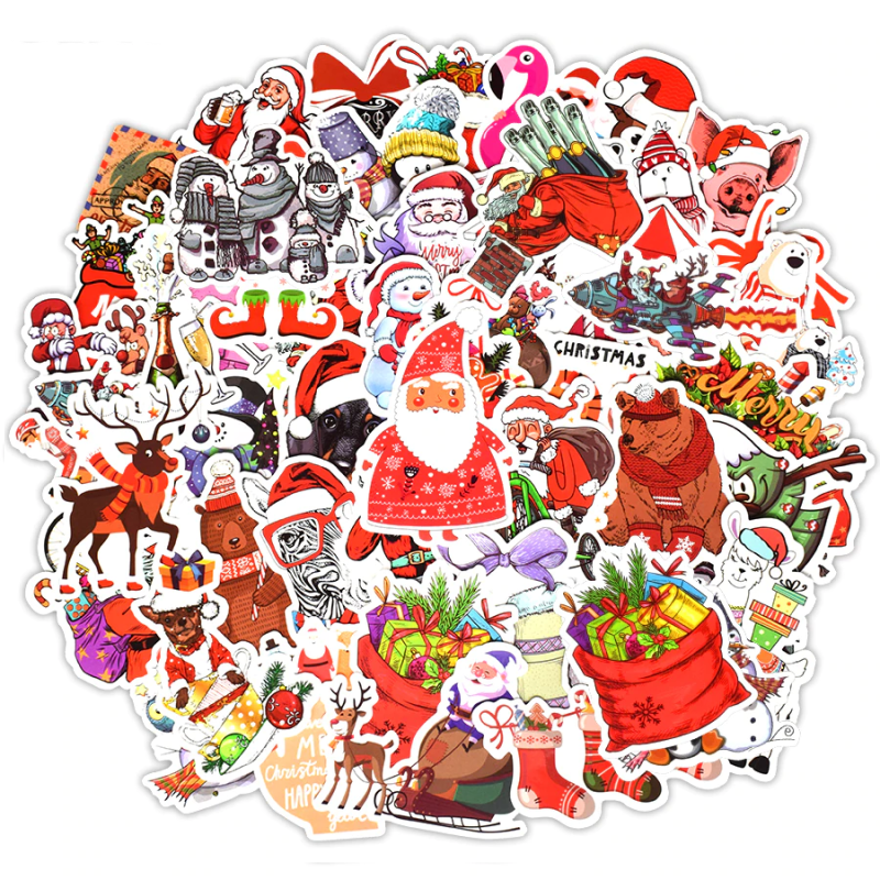 Merry Christmas Gifts Stickers