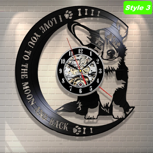 Welsh Corgi Wall Clock