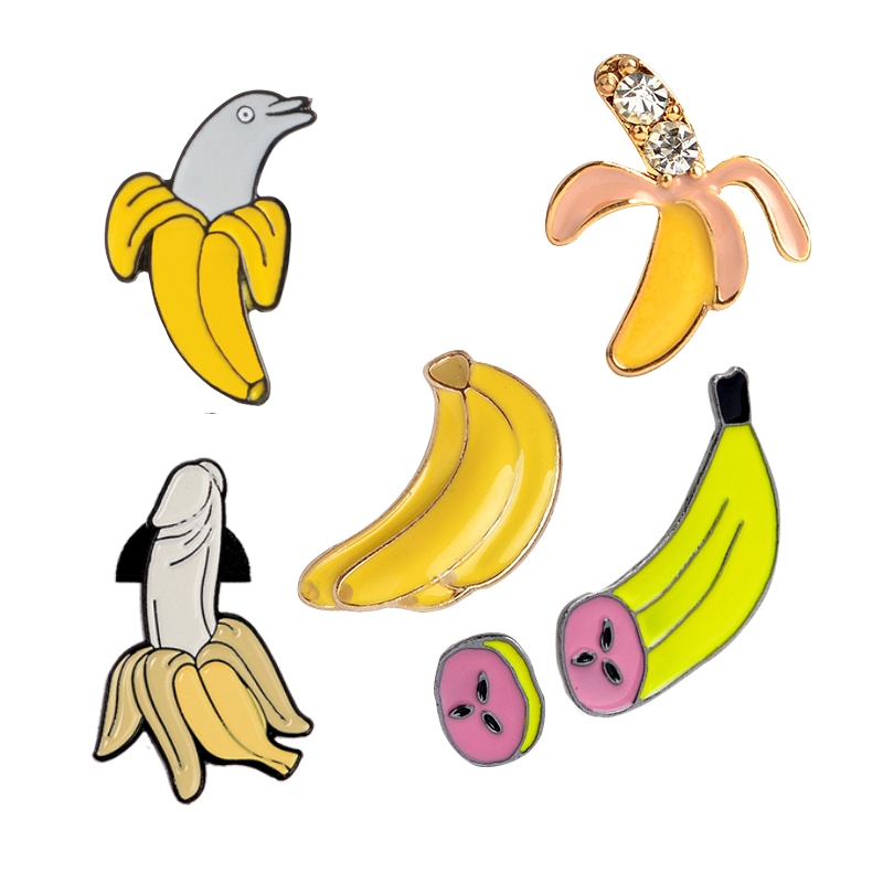 Bananas Enamel Pin