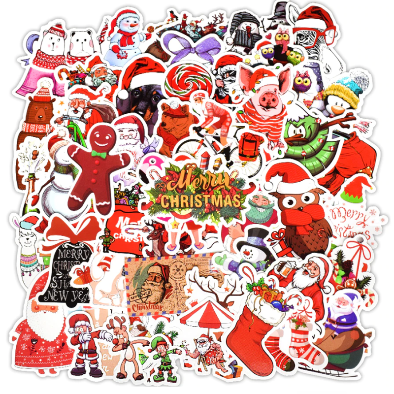 Merry Christmas Gifts Stickers